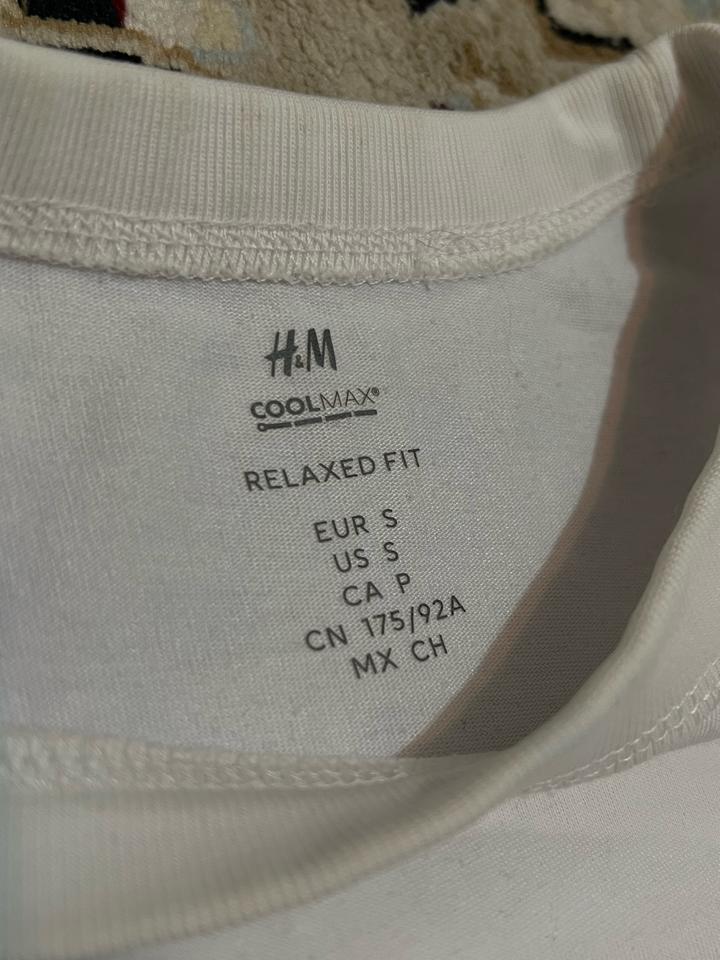 Белая футболка S H&M