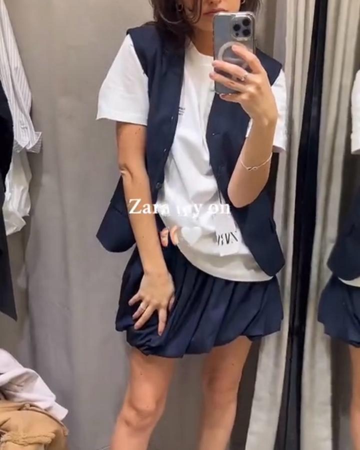 Мини Юбка Баллон Zara