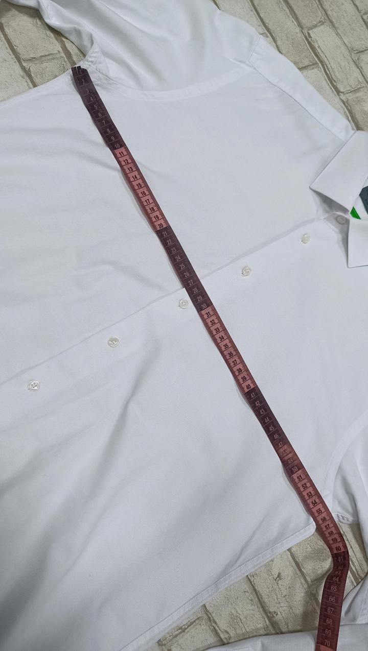 Мужская рубашка с длинным рукавом белая