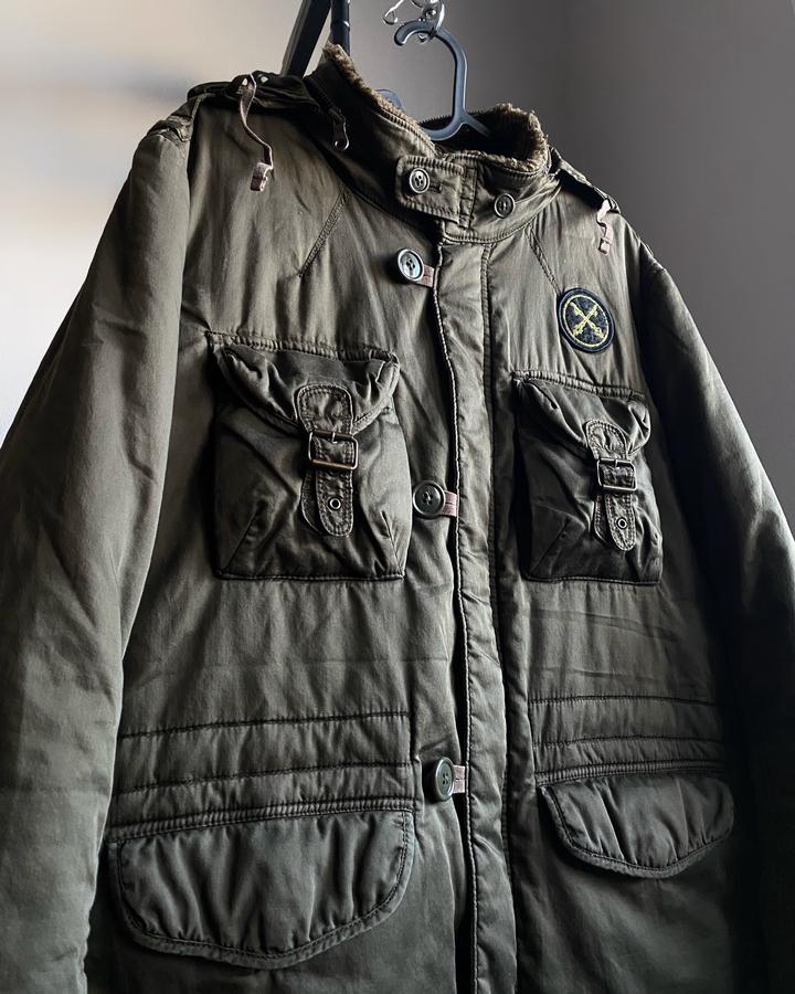 Uniqlo archive gasmask jacket/японская архивная куртка с карманами газмаск