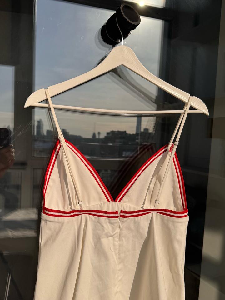 Белое платье ZARA хлопок