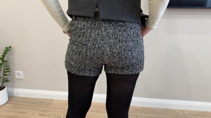 Трикотажные короткие шорты