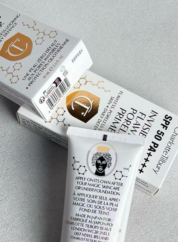 Charlotte Tilbury Invisible UVFlawless Poreless Primer SPF50 основа под макияж