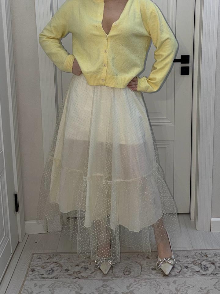 Белая юбка новая