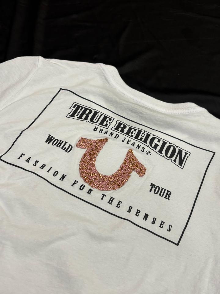 оригинал футболка True Religion со стразами