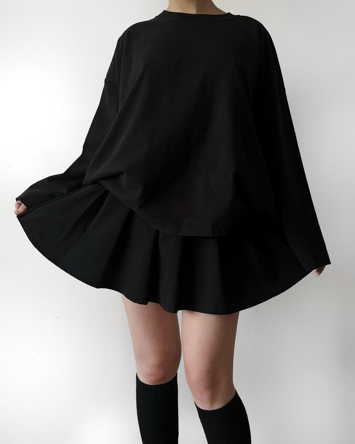 базовая черная юбка s.aix