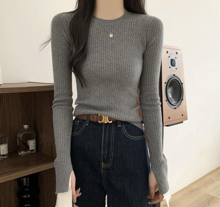 Приталенный лонгслив