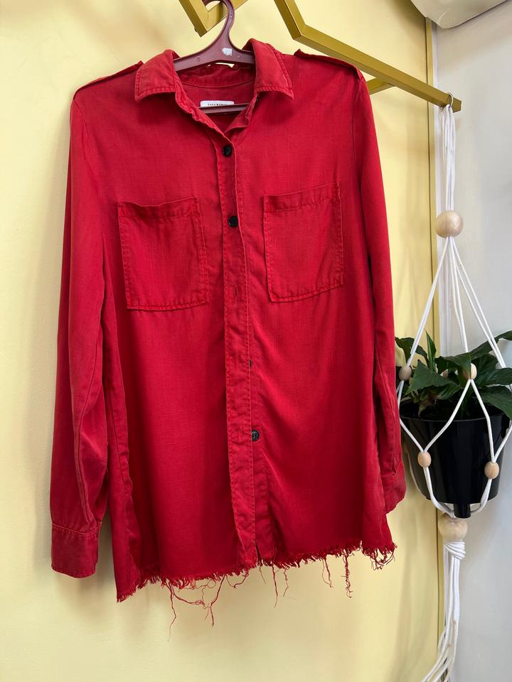 Рубашка Zara premium denim collection