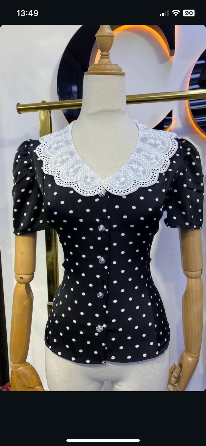 Блузка чёрный