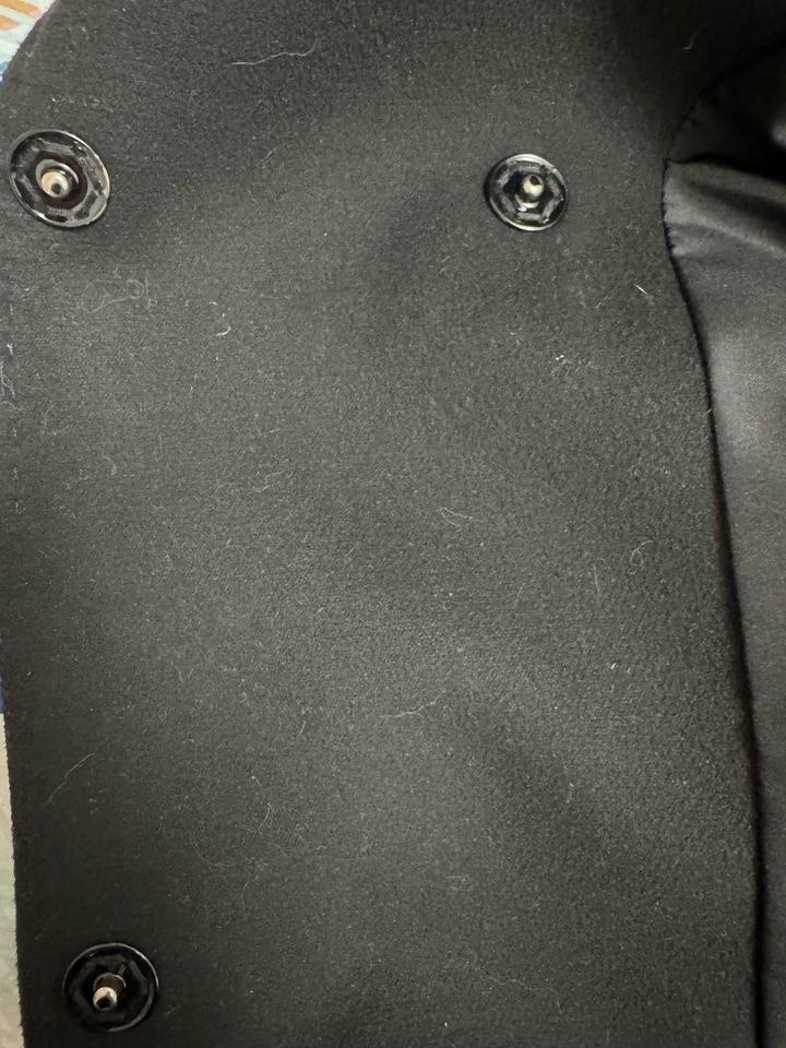 Пальто черное, оверсайз