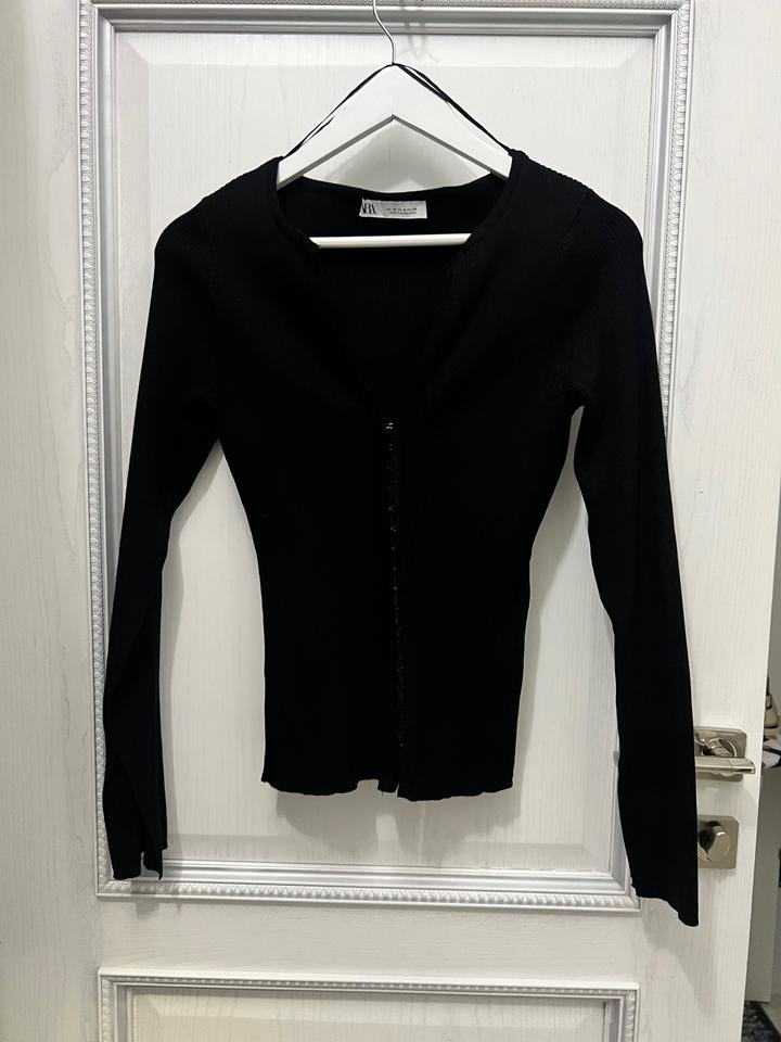 джемпер-кофта с корсетом Zara