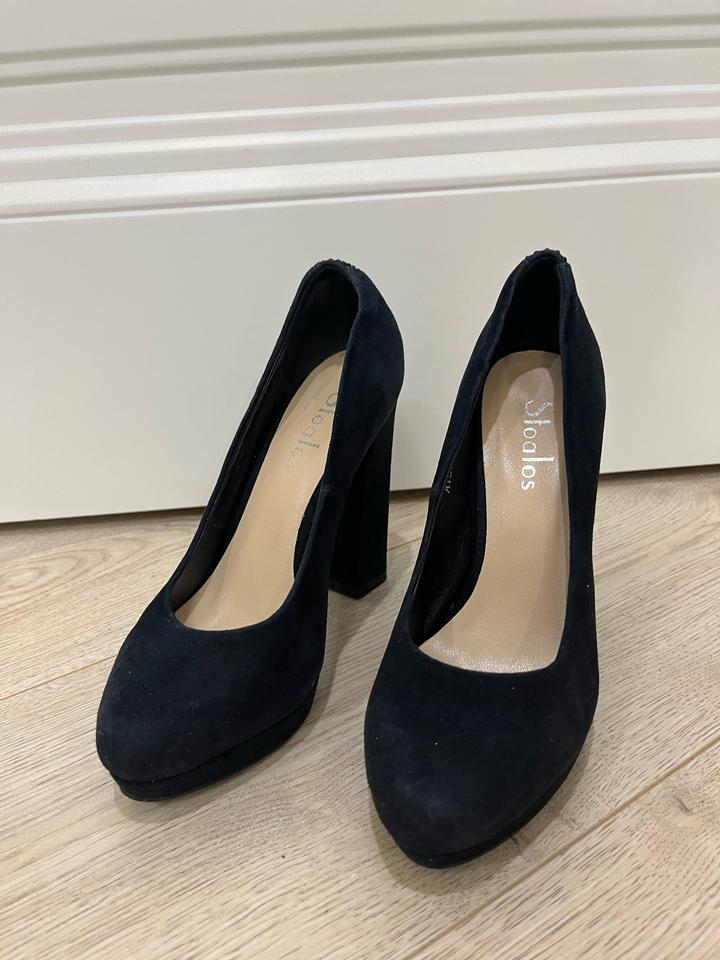 Туфли натуральная замша