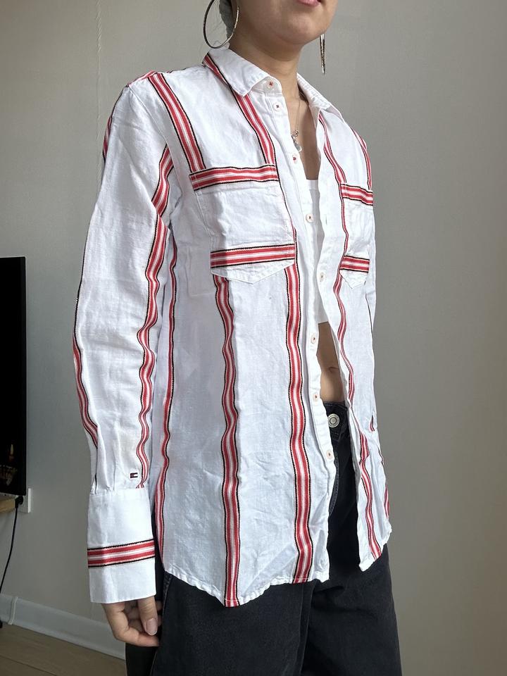 льняная рубашка Tommy Hilfiger