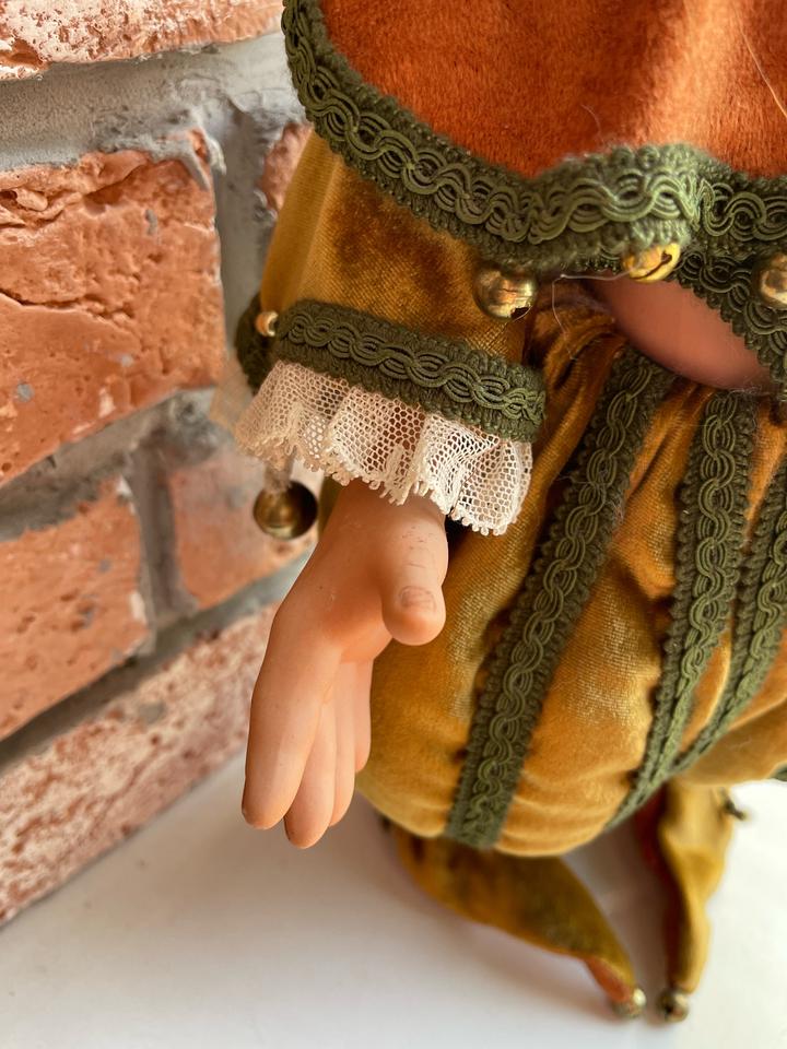 Коллекционная фарфоровая кукла-эльф Mirtillo (Montedragone, Италия)