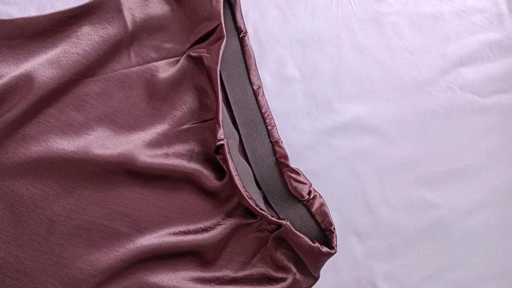 Юбка Коричневая Атлас