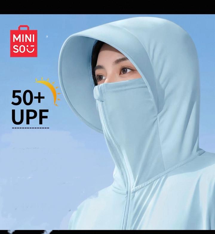 Олимпийка Miniso spf 50 с козырьком