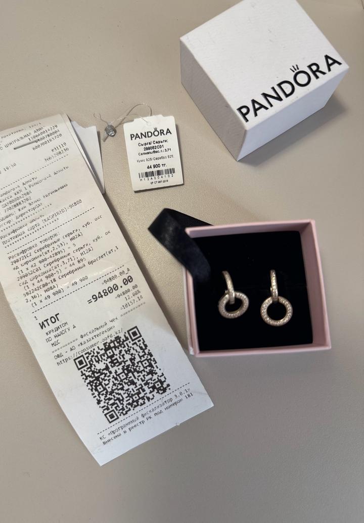 Серьги Pandora