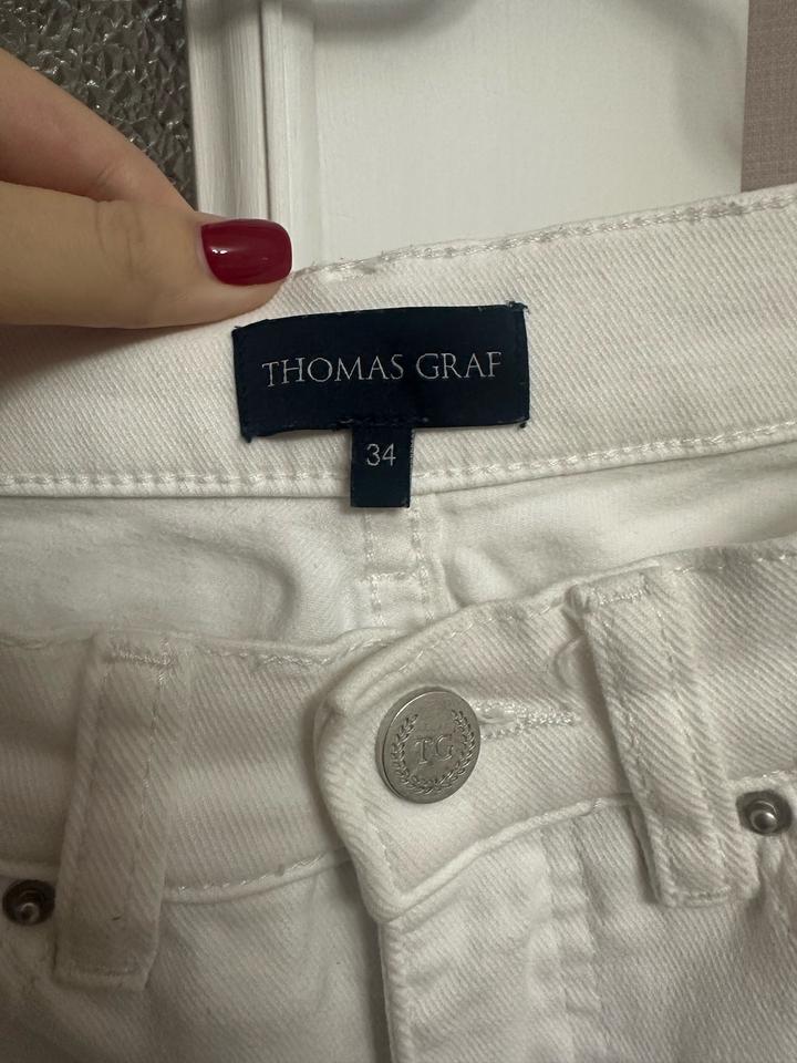 Белые джинсы Tomas Graff