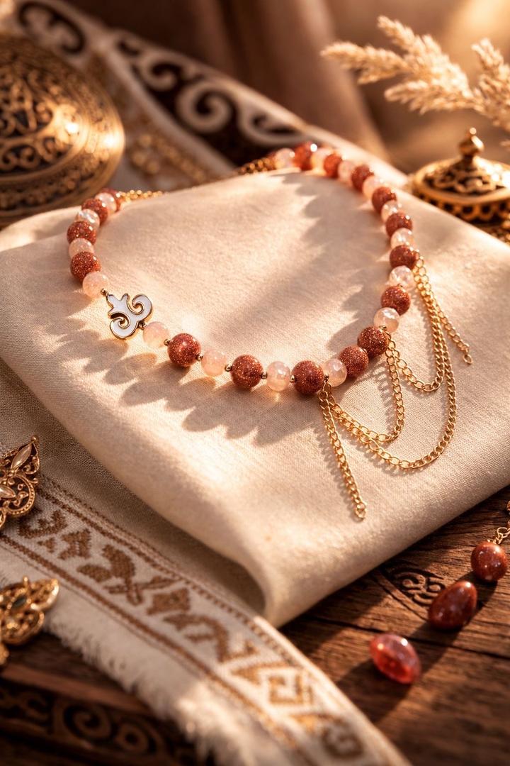 Украшение в теплых сияющих оттенках ✨