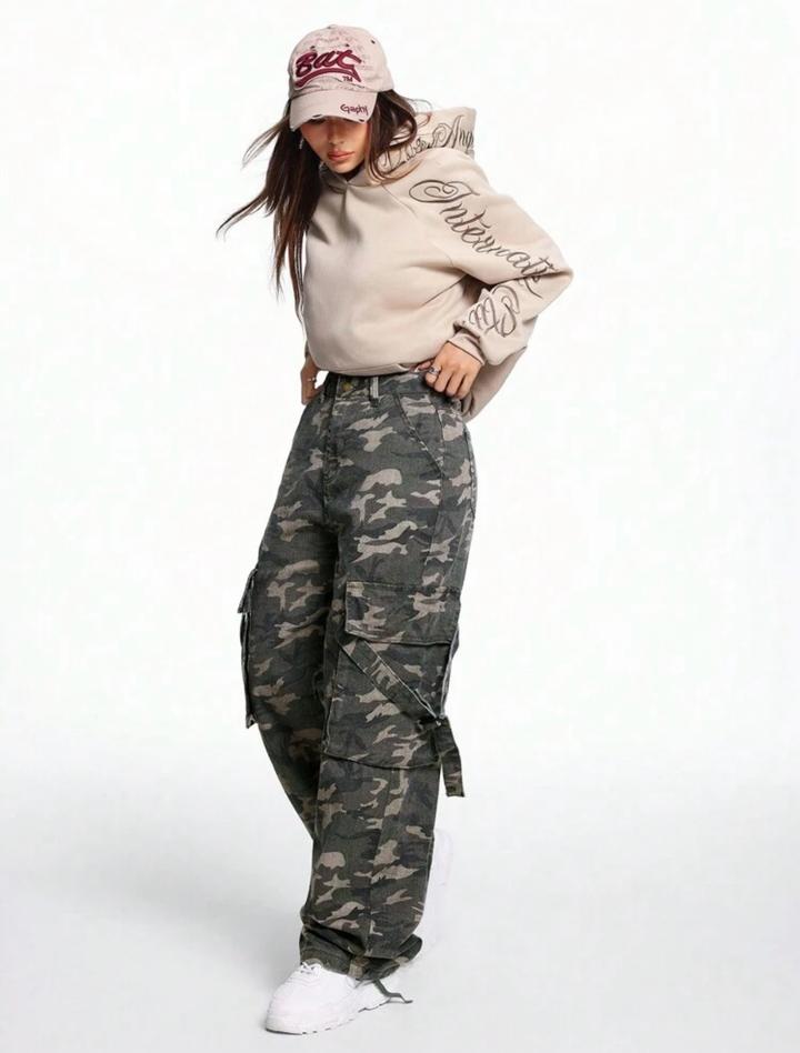 Джинсы камуфляж милитари ( размер в фото смотрите - сетка)