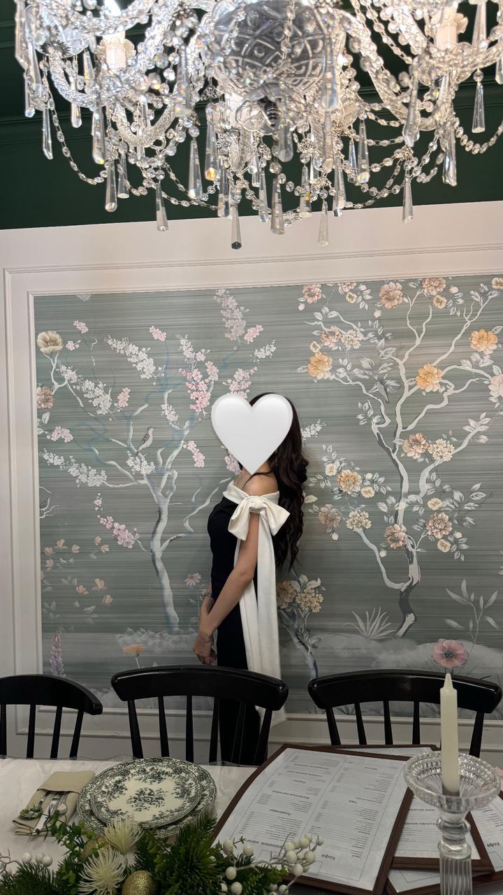 Черное элегантное платье