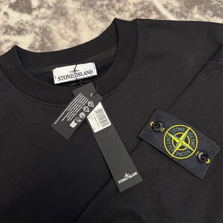 Черный свитшот Stone Island