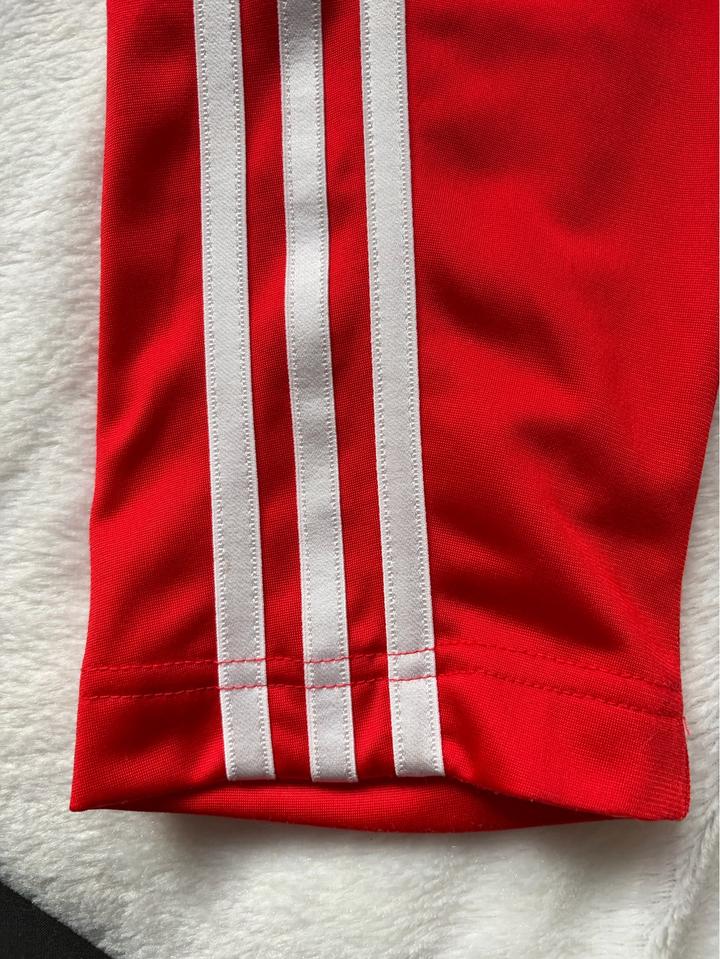 Красные спортивные брюки Adidas