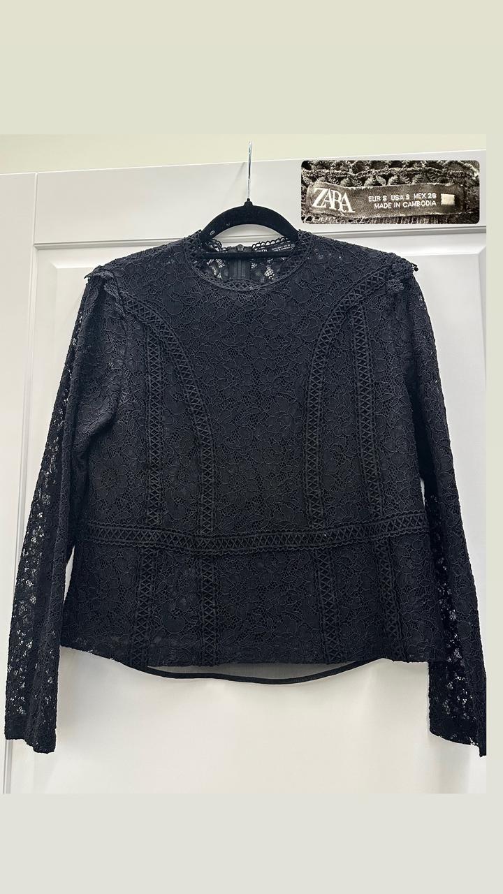 Гипюровая кофта Zara