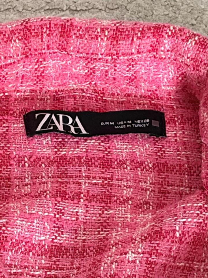 ZARA твид-рубашка