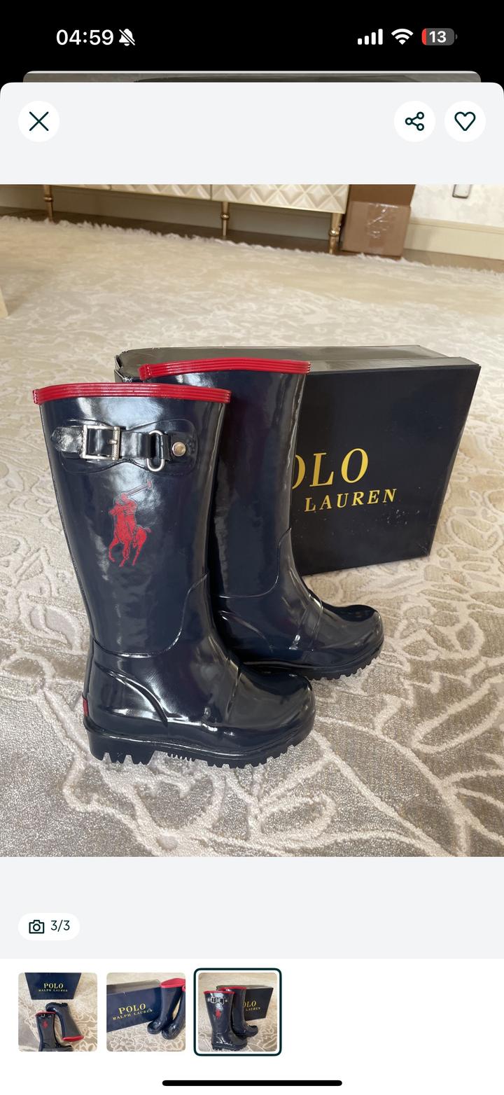 Детские резиновые сапоги Ральф Лорен