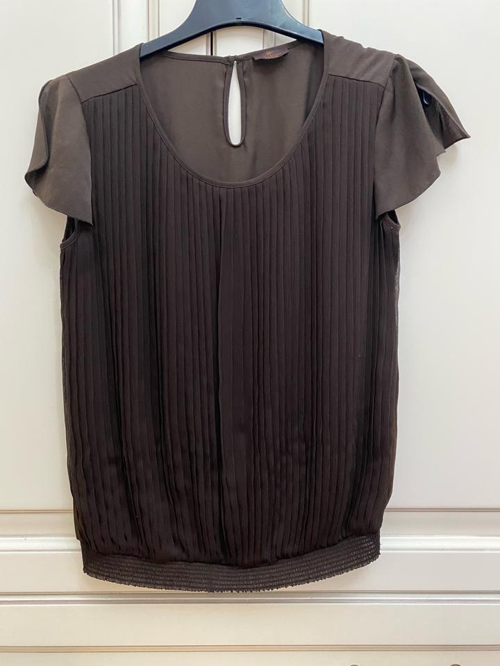 Блузка коричневая