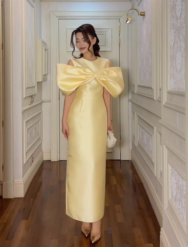 Вечернее платье цвета шампань от Stylish22 (KZ Brand)