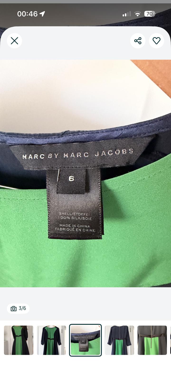 Платье шелк Marc Jacob’s