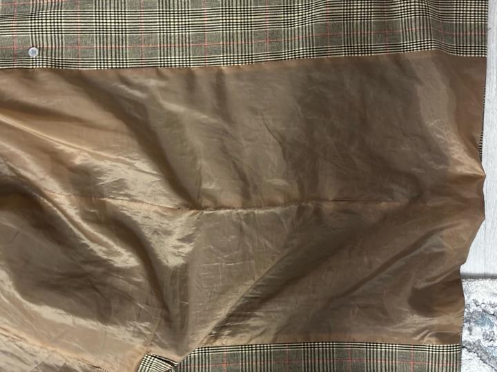 Тренч клетчатый