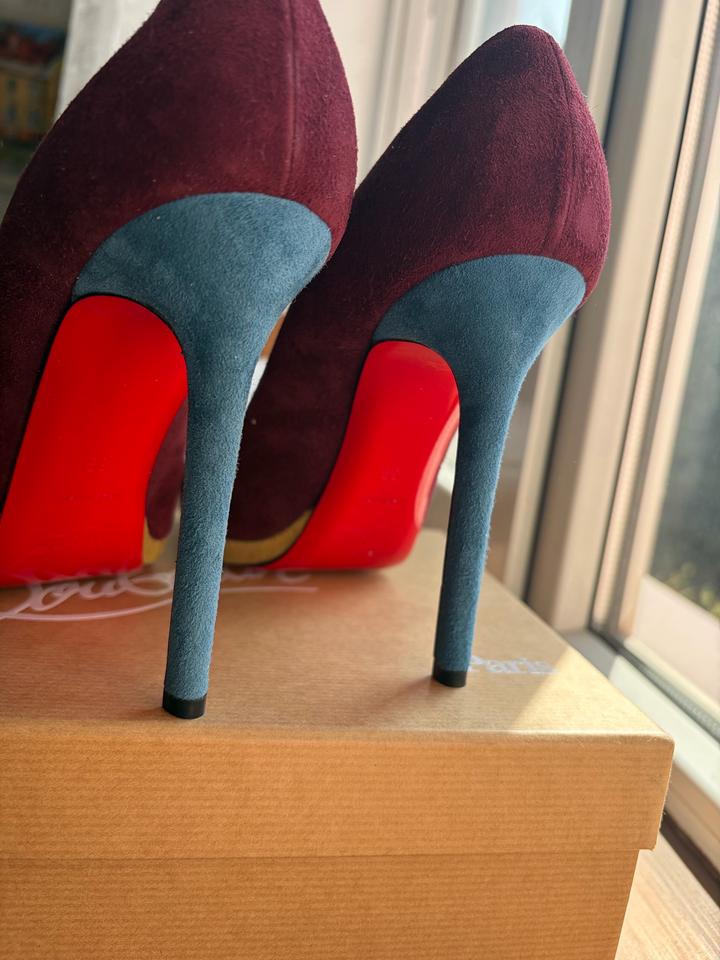 Туфли Christian Louboutin Neofilo 120 Suede,