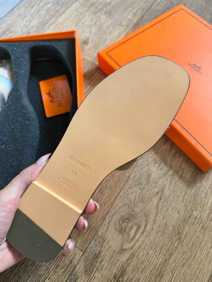 Тапочки шлепки Hermes 39 размер