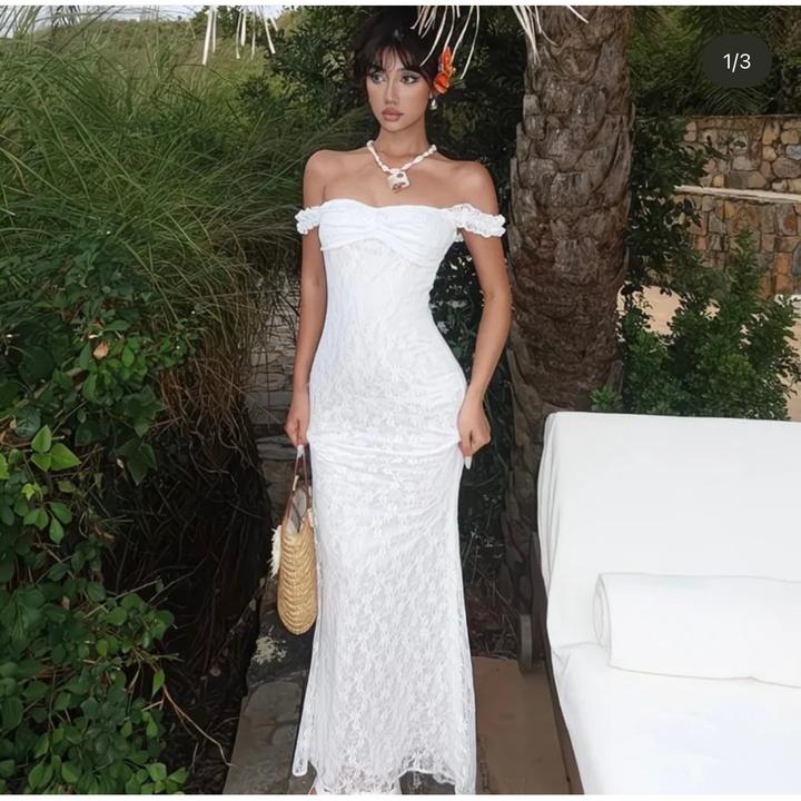 белое платье