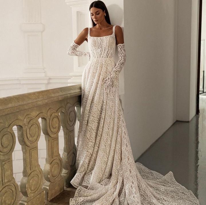 Свадебное платье Estalavia кружевное