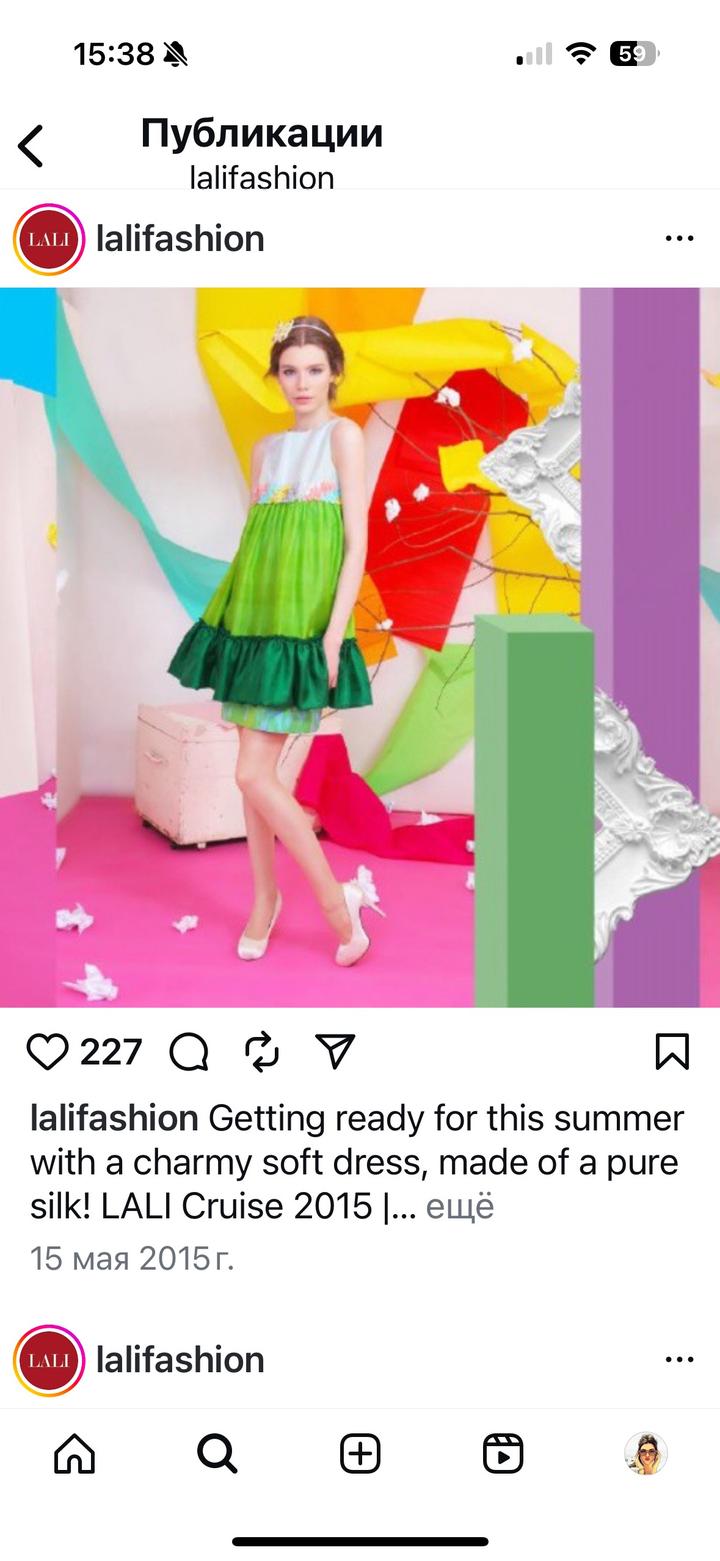 Платье от дизайнера Lalifashion