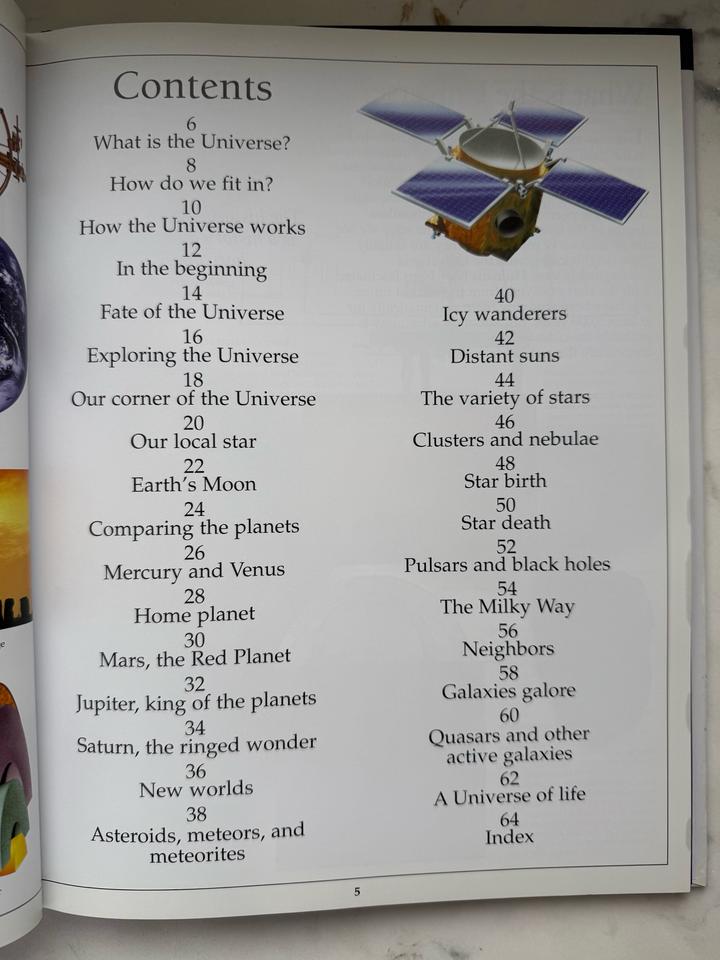 Книга детская Вселенная Universe