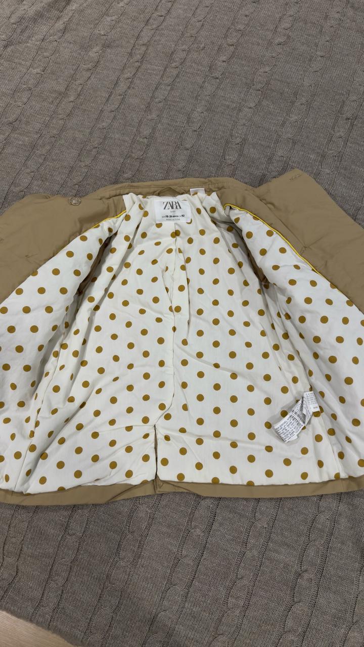 Тренч Zara baby для девочки