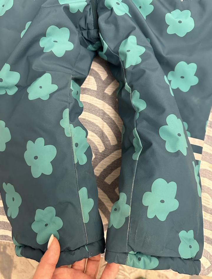 Zara 4-5 лет комбинезон зимний для девочки