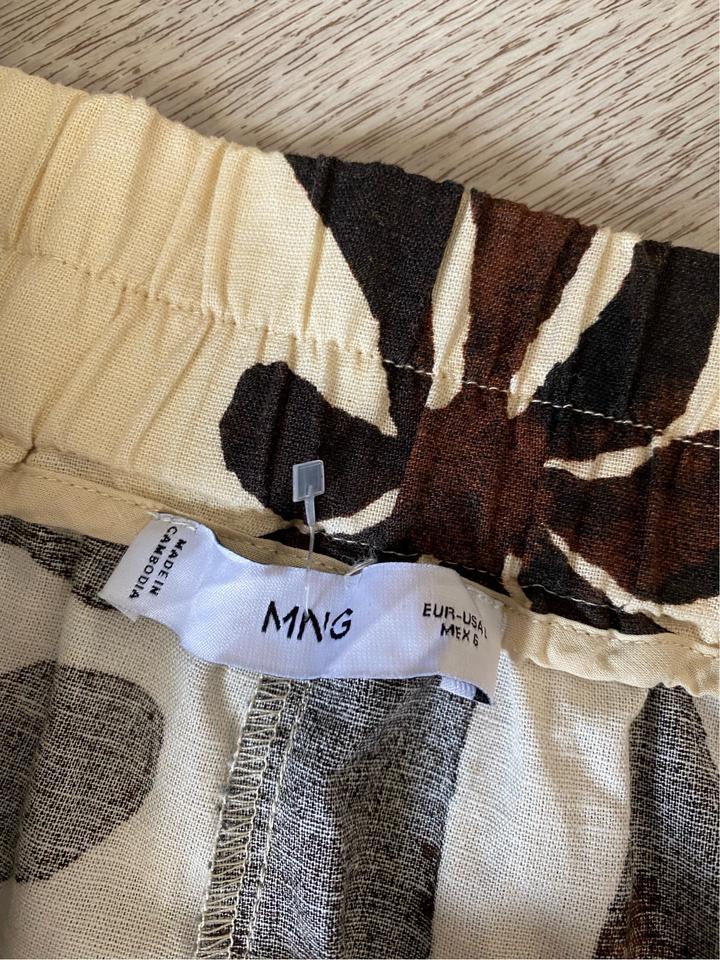 Льняные брюки Mango, размер L.