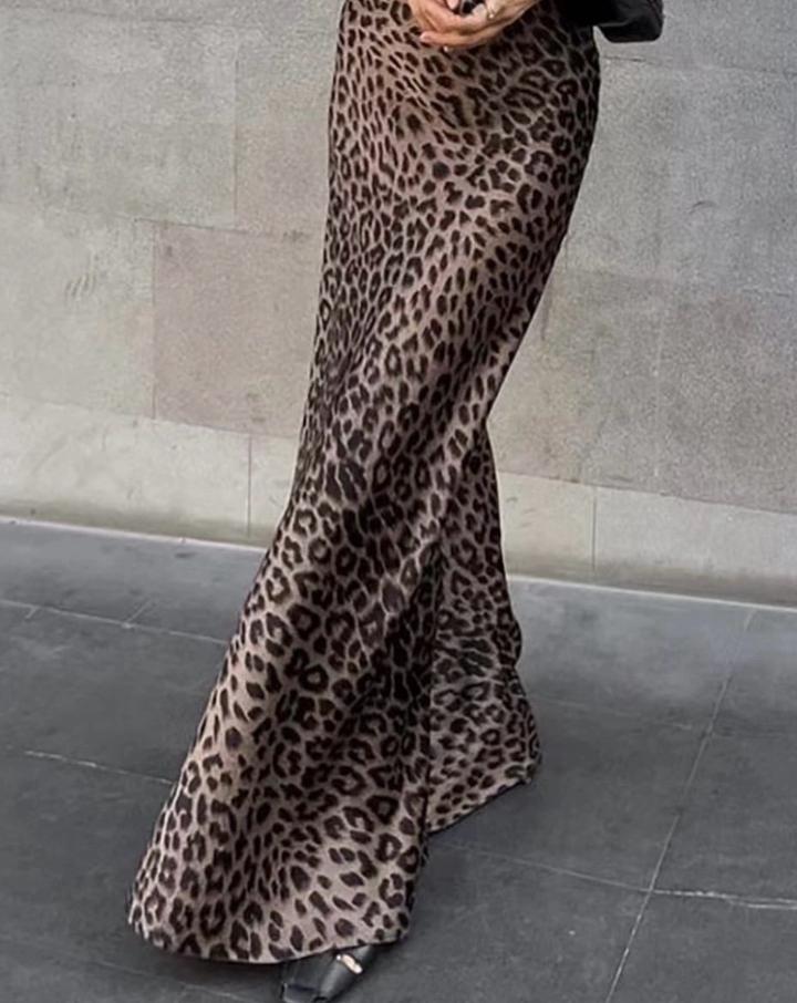 Леопардовая юбка