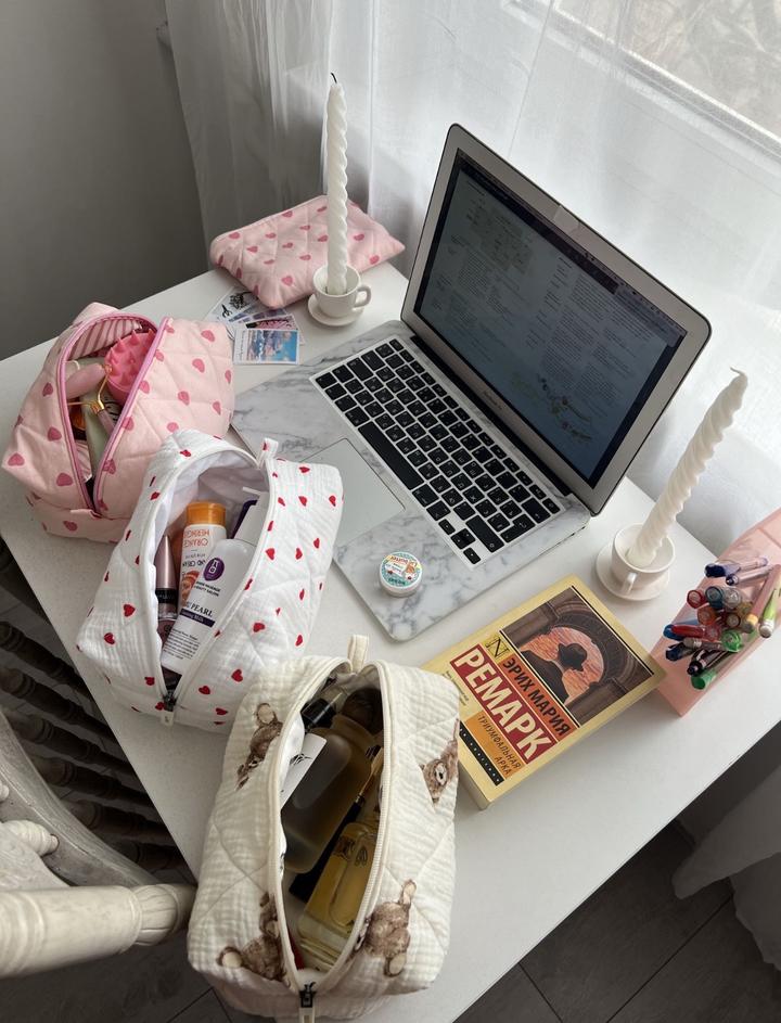 муслиновая косметичка