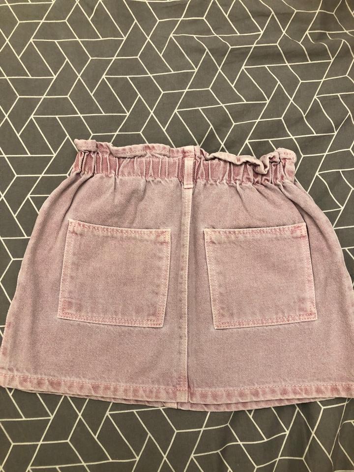 Zara джинсовая юбка розового цвета 3-4 года 104 см