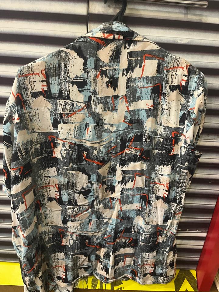 Гавайская рубашка (overshirt) с абстрактным рисунком LCW Casual