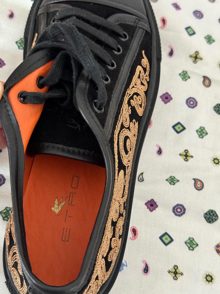 Кеды кожаные ETRO