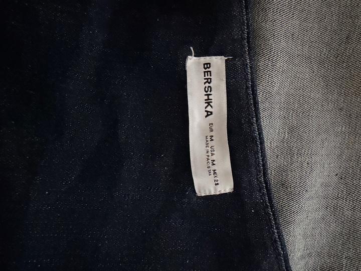BERSHKA: Джинсовое мини платье