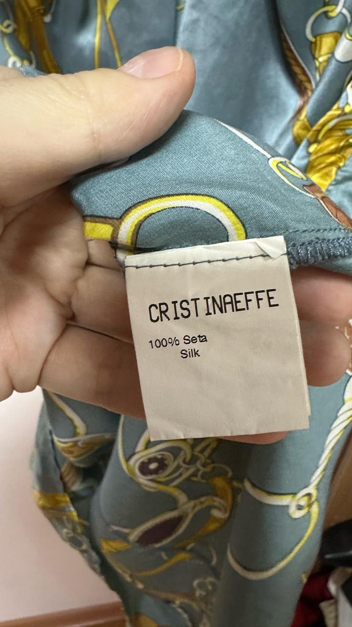 шелковое платье Cristinaeffe